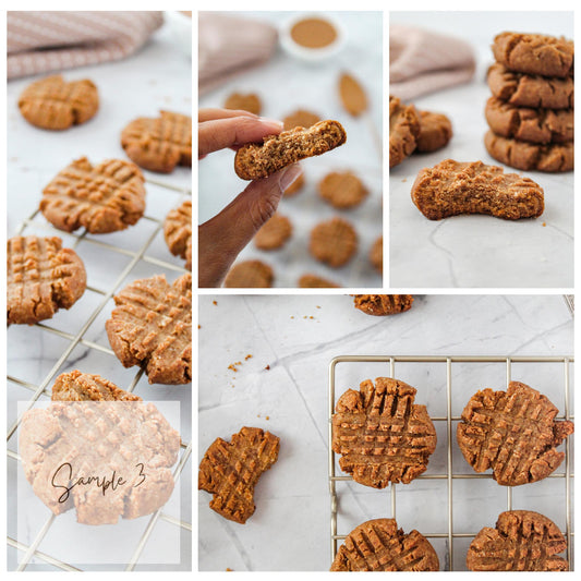 Paleo Peanut Butter Cookies (gluten-free/dairy-free) (set 3)