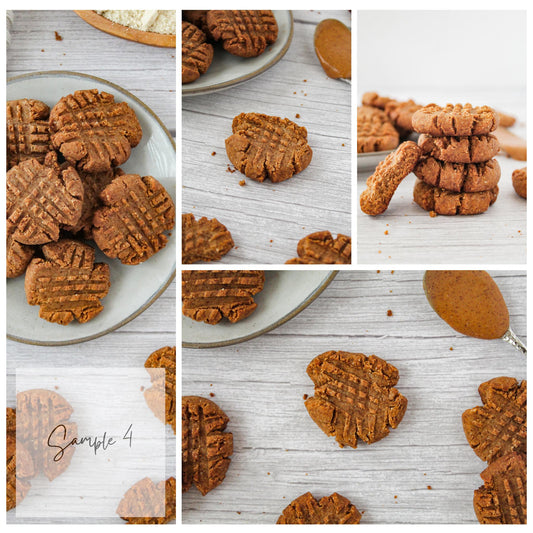 Paleo Peanut Butter Cookies (gluten-free/dairy-free) (set 4)
