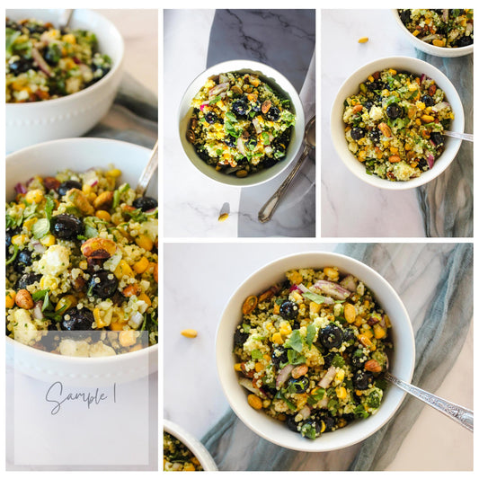 Avocado Blueberry Quinoa Salad (gluten-free/vegetarian) (set 1)
